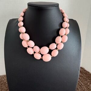 Hattie Carnegie Elegant Pink Beaded Necklace - Vintage